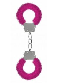 Ouch Pleasure Handcuffs Furry Pink
