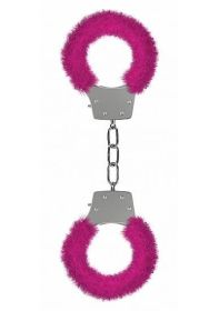 Ouch Pleasure Handcuffs Furry Pink