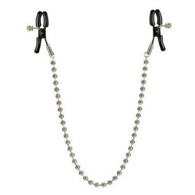 Nipple Clamps Silver Beaded Chain (SKU: TCN-SE2610-10)